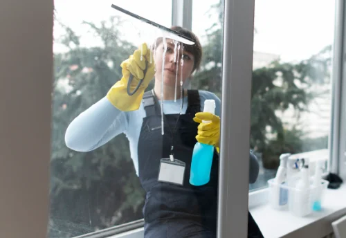Nettoyage de vitres intérieures et extérieures à Guipel